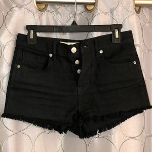 Brandy Melville Black denim shorts 25